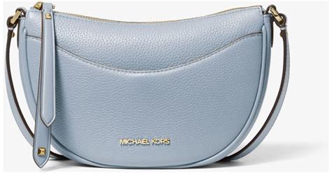 Michael Kors Dover Small Leather Crossbody Bag Purse Handbag.